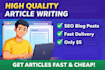 write SEO optimized blog posts and articles using chatgpt ai