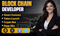 blockchain developement react web3, smart contract, dapp, wallet integration