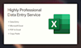 do data entry, data scraping, excel, copy paste, pdf to excel