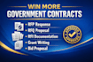 win government contract, bid proposal, grant writing, rfp, rfq, rfi