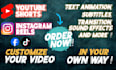 edit yt, ig, fb reels with captions, subtitles and effects
