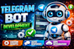 develop a custom telegram bot using  python telegram api bot automation