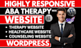 design an aba therapy autism clinic and behavioral health website