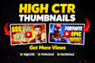 design mrbeast style youtube thumbnails