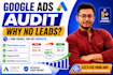 audit, optimize and manage google ads PPC, search and performance max campaigns