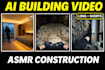 create ai asmr house building animation video