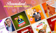 create modern social media post designs for your brand
