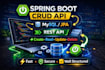 develop spring boot crud api with mysql jpa hibernate