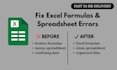 fix excel formulas and clean up your spreadsheet
