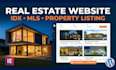 a modern real estate website with idx integration
