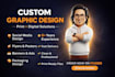 do custom graphic design for print and digital use
