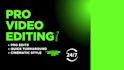do professional video editing