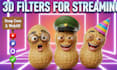 create burnt peanut vtuber ar filter lens studio with 3d face tracking avatar