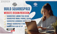build squarespace website design, edit, redesign, rebuild squarespace website