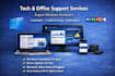 do professional tech and office support