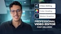 edit your youtube, social, ads, podcast and event videos professionally