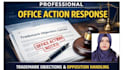 respond to trademark office actions and objections professionally