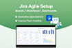 set up jira workflow boards and dashboards for your team