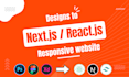 convert figma to reactjs, figma to nextjs with tailwindcss responsive web app