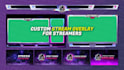 custom stream overlay, mascot logo, and animated streaming package