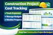 create a construction project cost tracking spreadsheet