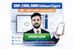 build custom erp, crm, hrm, pos, inventory, invoice software