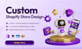 build shopify store, design redesign ecommerce website