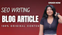 write seo blogs and articles