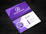 design professional double sided business card
