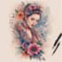 draw anime tattoo design unique style