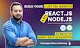 do custom website development as full stack developer using reactjs and nodejs