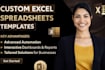 automate excel spreadsheet, finance and budget income tracking spreadsheet