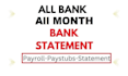 convert bank statement into financial statement