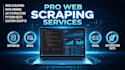 do web scraping and data extraction using python