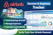 create an airbnb income and expense tracker spreadsheet