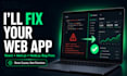 fix bugs and errors in your react, next js or node js web app