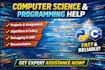 do computer science assigned, java, cpp, python programming tasks and projects