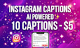 write engaging instagram captions and social media content using ai
