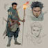 dnd character art and dnd character art