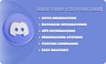 create custom discord bots with moderation, economy, and slash commands