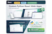 build custom python react web app with API integration