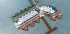 develop waterfront restaurants building,high end luxury yachts,cgi visualization