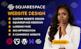 create squarespace website design, update squarespace website design wix website