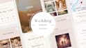 create a modern wedding invitation website with rsvp and countdown
