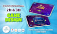 design 2d and 3d game graphics