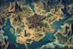 design a professional fantasy map with detailed elements