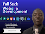do website development as full stack web developer, HTML CSS reactjs
