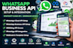 setup whatsapp business API whatsapp cloud API integration 360dialog  API access
