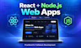 build frontend or fullstack web apps with react