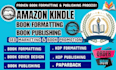 book formatting for amazon, kindle kdp paperback and ebook formatting